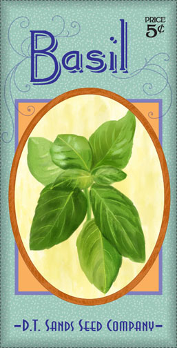 basil seed packet
