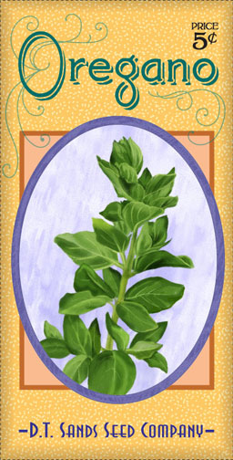 oregano seed packet