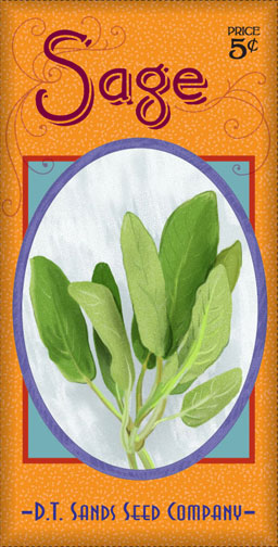 sage seed packet
