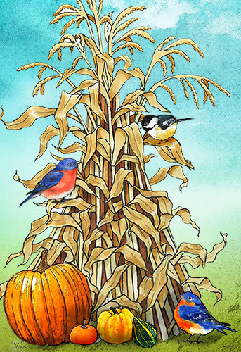 cornstalks