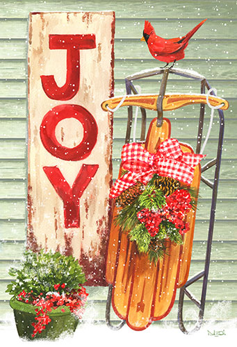 winter porch